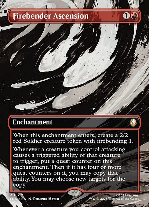 火のベンダーの位に至る/Firebender Ascension [TLA-BF][ボーダーレス][FOIL]