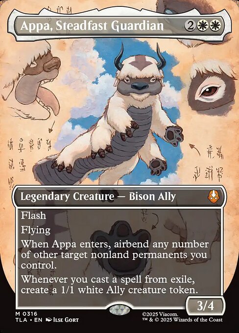不動の守護者、アッパ/Appa, Steadfast Guardian [TLA-BF][ボーダーレス][FOIL]