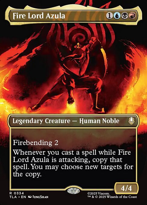 火の王アズーラ/Fire Lord Azula(334) [TLA-BF][ボーダーレス][FOIL]