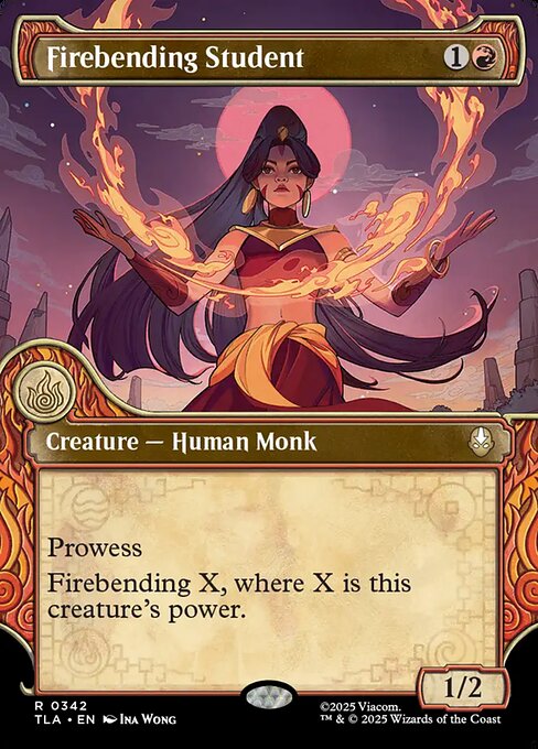 火の技の学び手/Firebending Student [TLA-BF][ショーケース][FOIL]