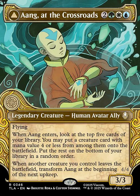 岐路に立つアン/Aang, at the Crossroads - 定められし救済者、アン/Aang, Destined Savior [TLA-BF][ショーケース][FOIL]