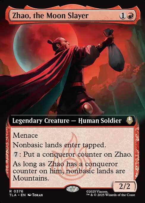 月殺し、ジャオ/Zhao, the Moon Slayer [TLA-BF][拡張アート][FOIL]