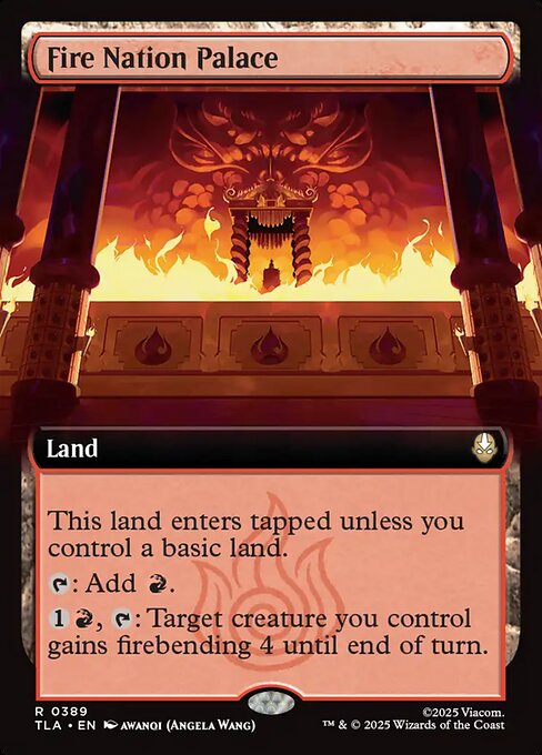 火の国の宮殿/Fire Nation Palace [TLA-BF][拡張アート][FOIL]