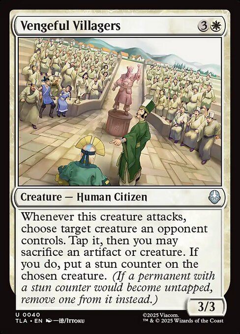 復讐心に燃えた村人/Vengeful Villagers [TLA][FOIL]