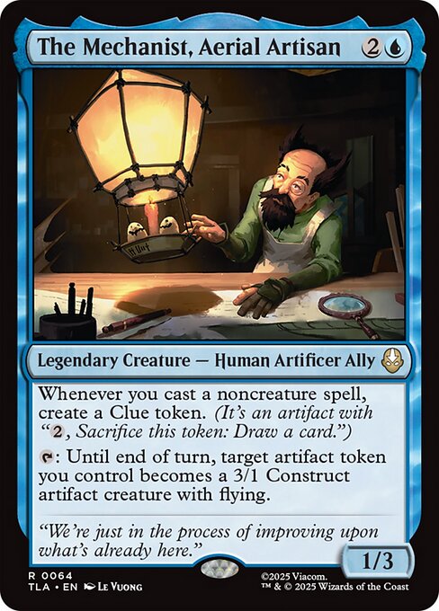 航空職人、機械技師/The Mechanist, Aerial Artisan [TLA][FOIL][プレリリース版]