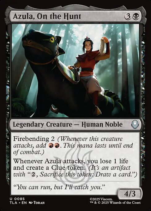 追跡行のアズーラ/Azula, On the Hunt [TLA][FOIL]