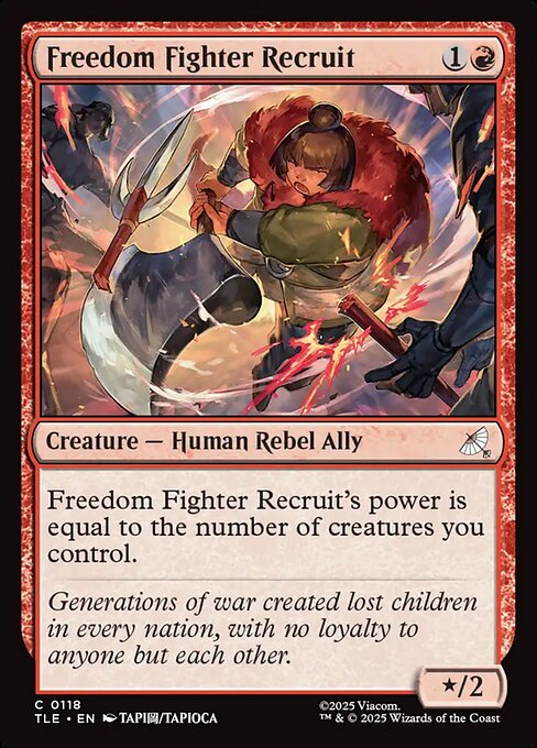 自由の闘士の補充兵/Freedom Fighter Recruit [TLE]
