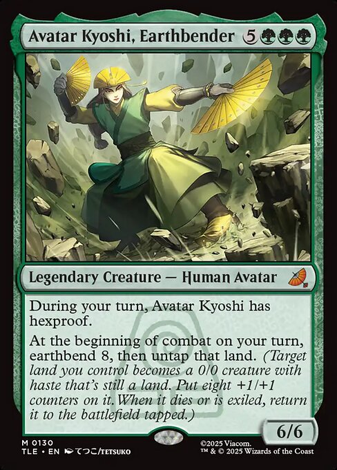 土のベンダー、アバター・キヨシ/Avatar Kyoshi, Earthbender [TLE][FOIL]