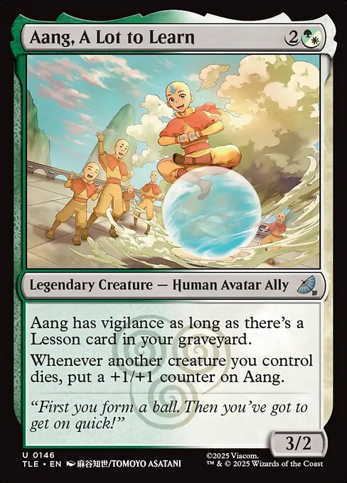 未熟者、アン/Aang, A Lot to Learn [TLE]