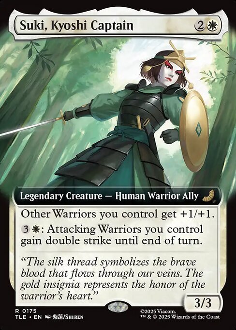 キヨシの隊長、スキ/Suki, Kyoshi Captain [TLE][拡張アート][FOIL]
