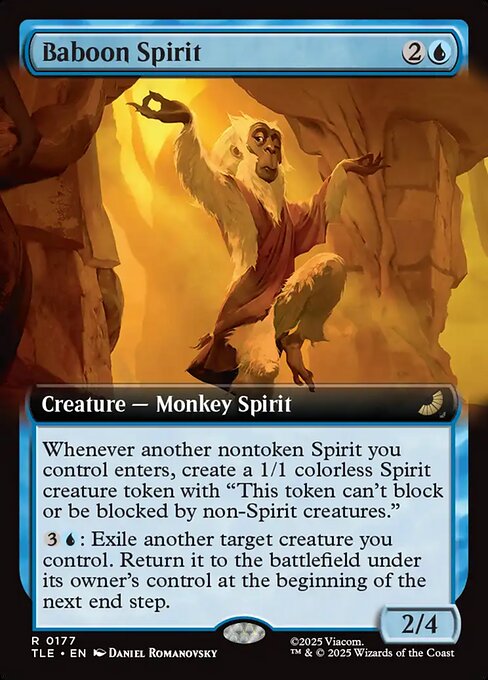 ヒヒの精霊/Baboon Spirit [TLE][拡張アート][FOIL]