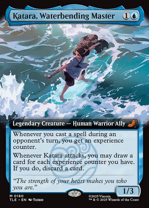水の技の達人、カタラ/Katara, Waterbending Master [TLE][拡張アート][FOIL]