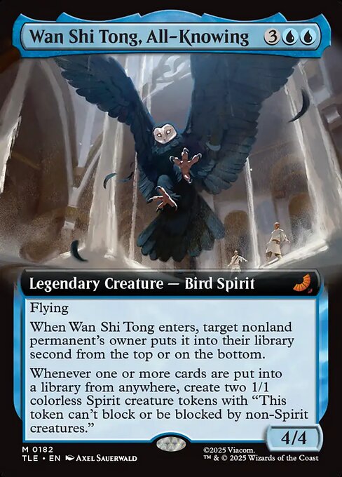 全知なる者、ワン・シー・トン/Wan Shi Tong, All-Knowing [TLE][拡張アート][FOIL]