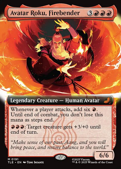 火のベンダー、アバター・ロク/Avatar Roku, Firebender [TLE][拡張アート]