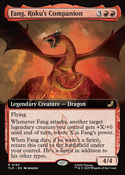 ロクの親友、ファン/Fang, Roku's Companion [TLE][拡張アート][FOIL]