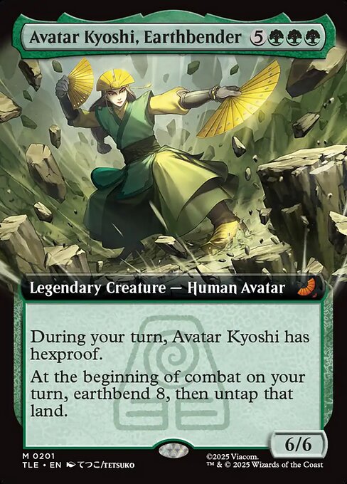 土のベンダー、アバター・キヨシ/Avatar Kyoshi, Earthbender [TLE][拡張アート][FOIL]