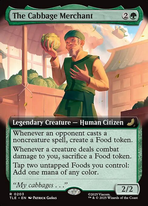 キャベツ売りの商人/The Cabbage Merchant [TLE][拡張アート][FOIL]