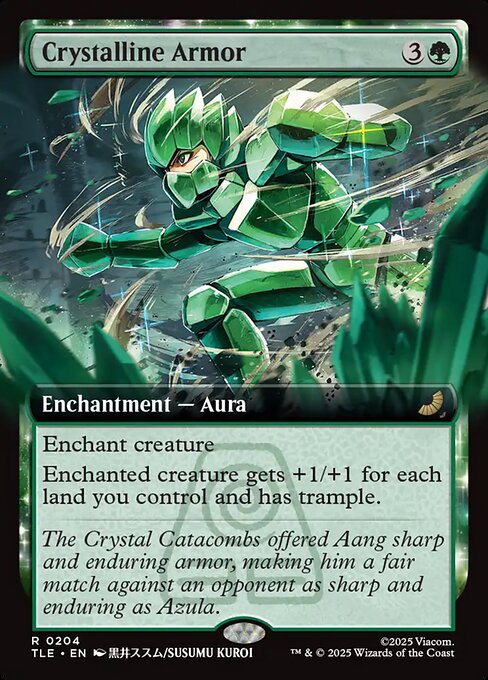 結晶の鎧/Crystalline Armor [TLE][拡張アート][FOIL]