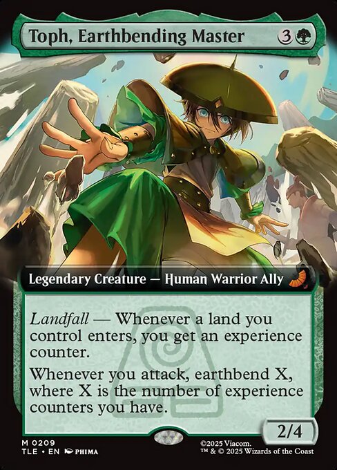 土の技の達人、トフ/Toph, Earthbending Master [TLE][拡張アート]