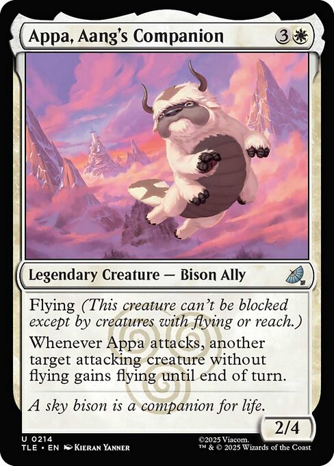 アンの親友、アッパ/Appa, Aang's Companion [TLE][FOIL]