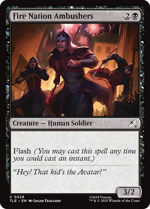 火の国の伏兵/Fire Nation Ambushers [TLE][FOIL]
