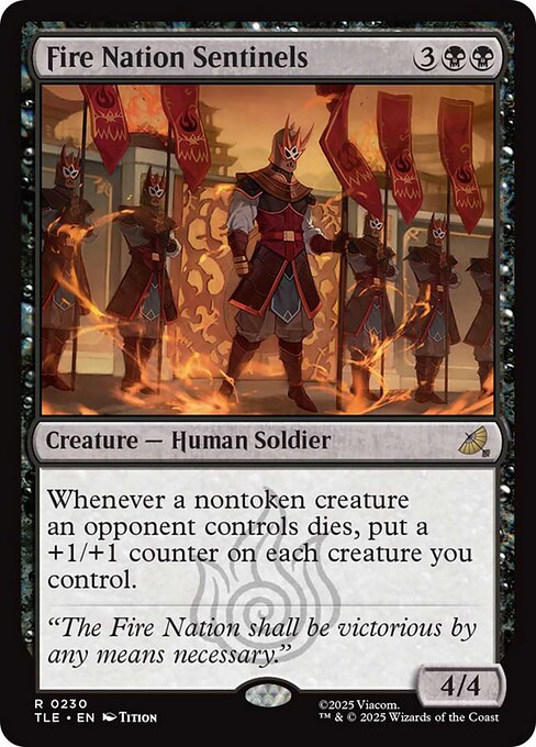 火の国の哨兵/Fire Nation Sentinels [TLE][FOIL]
