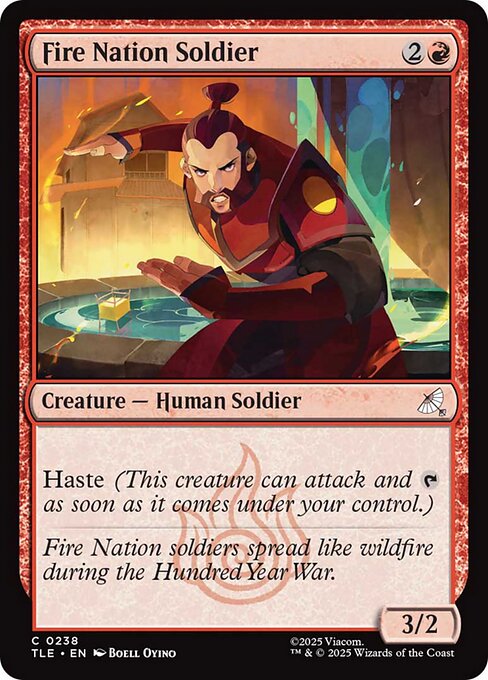 火の国の兵士/Fire Nation Soldier [TLE][FOIL]