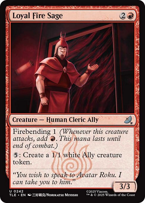 忠実な火の賢者/Loyal Fire Sage [TLE][FOIL]