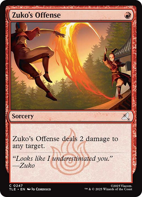 ズーコの攻勢/Zuko's Offense [TLE]