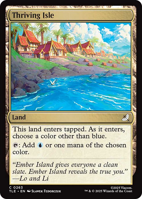 興隆する島嶼/Thriving Isle [TLE][FOIL]