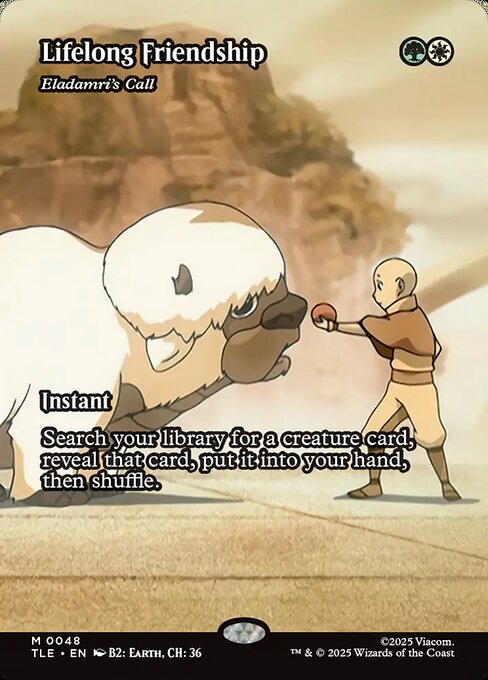 一生の友/Lifelong Friendship《エラダムリーの呼び声/Eladamri's Call》[TLE][ボーダーレス]