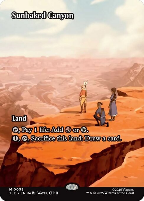 灼陽大峡谷/Sunbaked Canyon [TLE][ボーダーレス][FOIL]