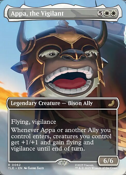 用心深い獣、アッパ/Appa, the Vigilant [TLE][ボーダーレス][FOIL]