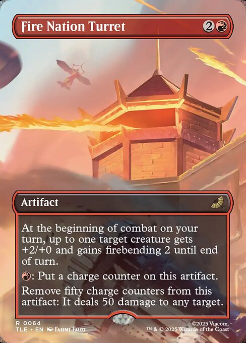 火の国の砲台/Fire Nation Turret [TLE][ボーダーレス][FOIL]