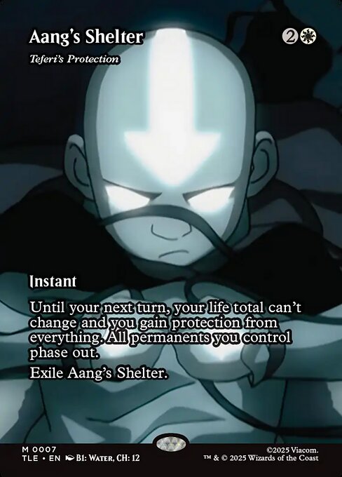 アンのシェルター/Aang's Shelter《テフェリーの防御/Teferi's Protection》[TLE][ボーダーレス][FOIL]