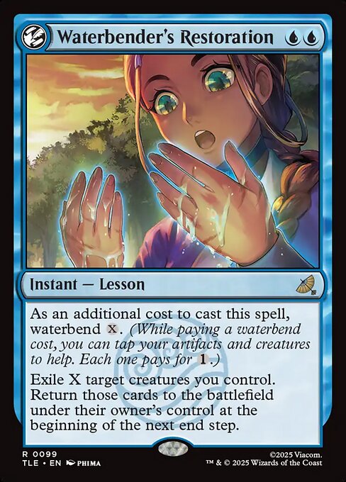 水のベンダーの回復術/Waterbender's Restoration [TLE]