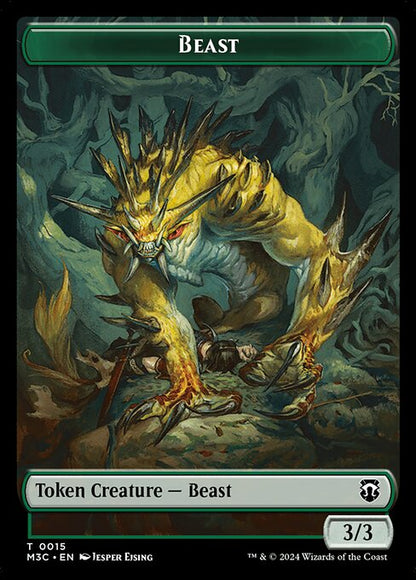 ビースト+昆虫トークン/Beast+Insect Token [M3C] [FOIL][リップル]