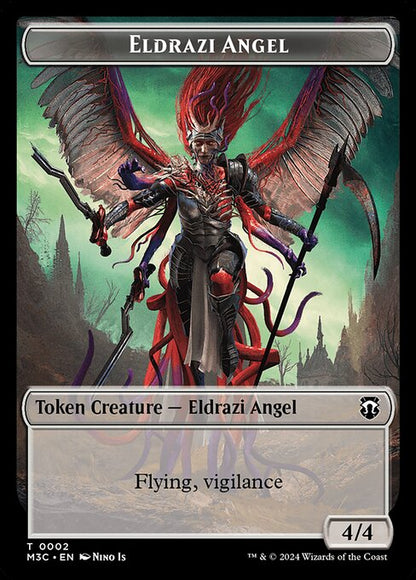 エルドラージ・天使+コピートークン/Eldrazi Angel+Copy Token [M3C] [FOIL][リップル]