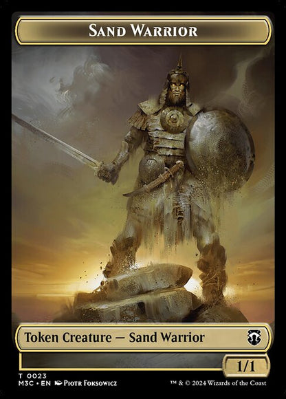 マリット・レイジ+砂漠の民・戦士トークン/Marit Lage+Sand Warrior Token [M3C] [FOIL][リップル]