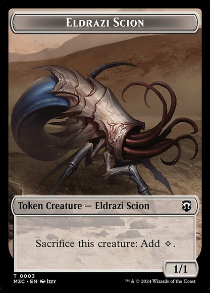 エルドラージ・末裔+エルドラージ・落とし子トークン/Eldrazi Scion+Eldrazi Spawn Token [M3C] [FOIL][リップル]
