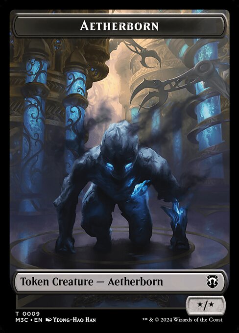 霊基体+霊基装置トークン/Aetherborn+Servo Token [M3C] [FOIL][リップル]