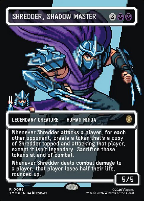 影の達人、シュレッダー/Shredder, Shadow Master(088) [TMC][ボーダーレス][FOIL][サージ]