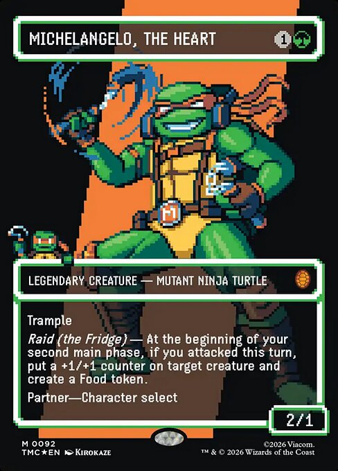ムードメーカー、ミケランジェロ/Michelangelo, the Heart(092) [TMC][ボーダーレス][FOIL][サージ]