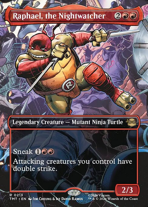 ナイトウォッチャー、ラファエロ/Raphael, the Nightwatcher [TMT-BF][ボーダーレス][FOIL]