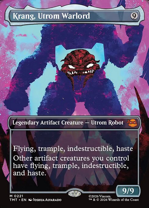 ユートロムの武人、クランゲ/Krang, Utrom Warlord [TMT-BF][ボーダーレス]
