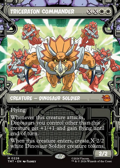 トリケラトンの指揮官/Triceraton Commander [TMT-BF][ショーケース]