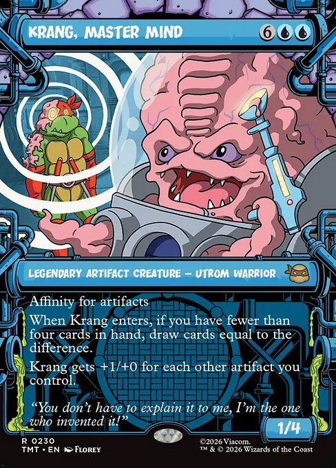 大いなる脳ミソ、クランゲ/Krang, Master Mind [TMT-BF][ショーケース]