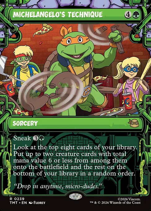 ミケランジェロの奥義/Michelangelo's Technique [TMT-BF][ショーケース][FOIL]