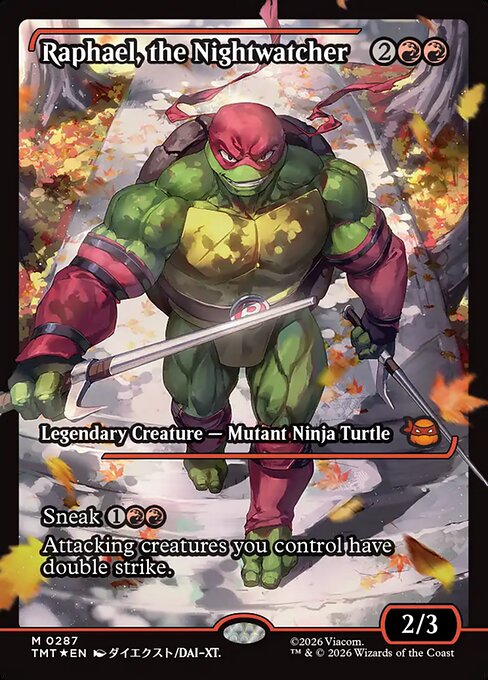 ナイトウォッチャー、ラファエロ/Raphael, the Nightwatcher(287) [TMT-BF][ショーケース][FOIL]