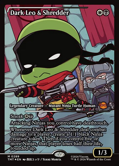 ダーク・レオとシュレッダー/Dark Leo & Shredder(289) [TMT-BF][ショーケース][FOIL]